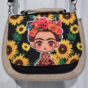 Frida Kahlo artesanal purse